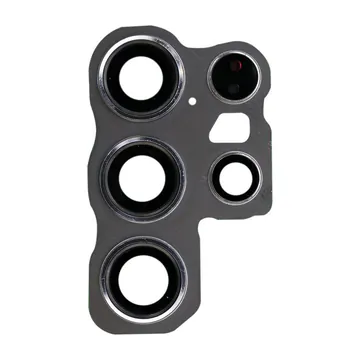 Glass Camera Lenses & Bezel Bracket for Galaxy S24 Ultra (Titanium Black, Blue, & Green)