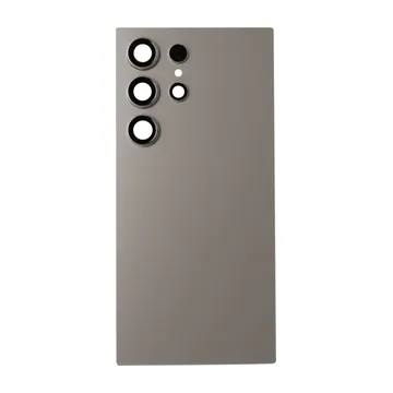 Back Glass & Camera Lenses for Galaxy S24 Ultra (Titanium Gray)