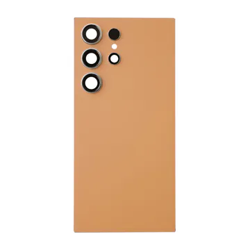 Back Glass & Camera Lenses for Galaxy S24 Ultra (Titanium Orange)