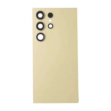 Back Glass & Camera Lenses for Galaxy S24 Ultra (Titanium Yellow)