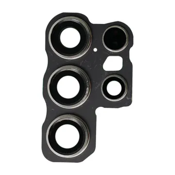Glass Camera Lenses & Bezel Bracket for Galaxy S24 Ultra (Titanium Gray, Violet, & Orange)