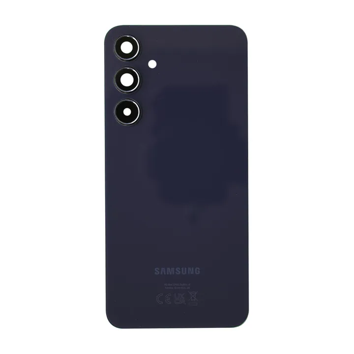 Back Glass & Camera Lenses for Galaxy A55 (Awesome Navy) – OEM Service Pack