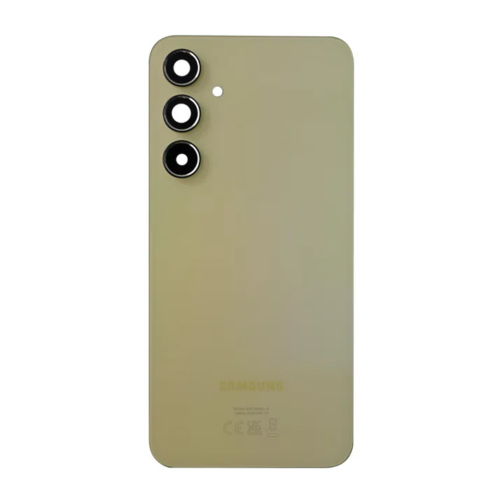 Back Glass & Camera Lenses for Galaxy A55 (Awesome Lemon) – OEM Service Pack