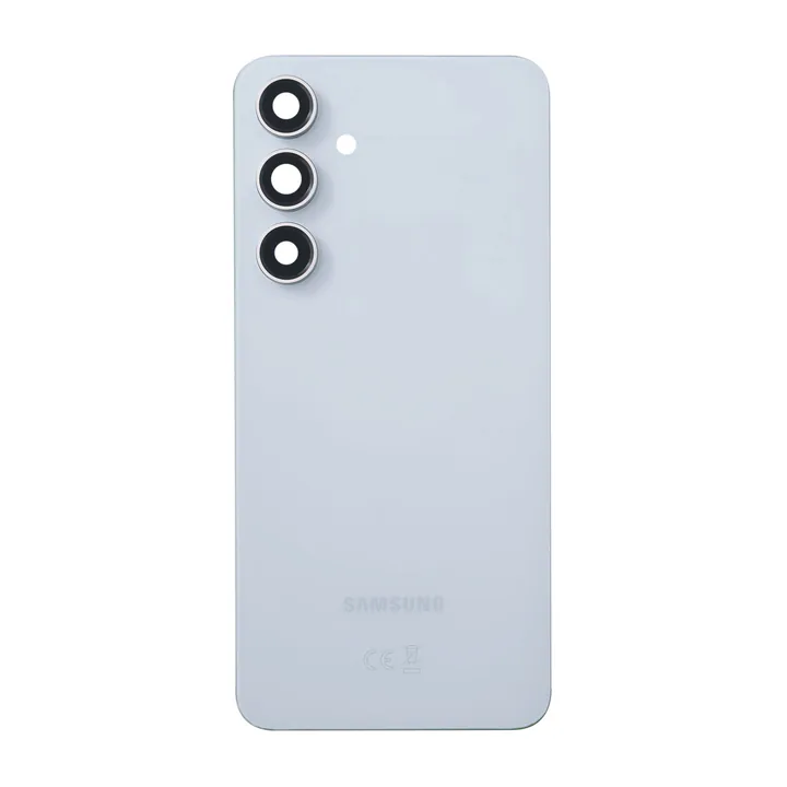 Back Glass & Camera Lenses for Galaxy S24 FE (Blue) – OEM Service Pack