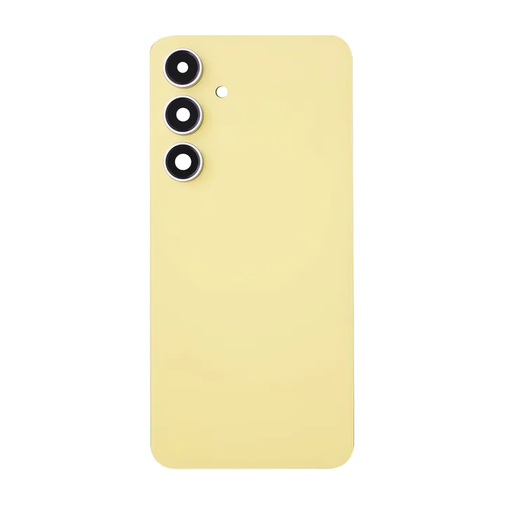 Back Glass & Camera Lenses for Galaxy S24 FE (Yellow)