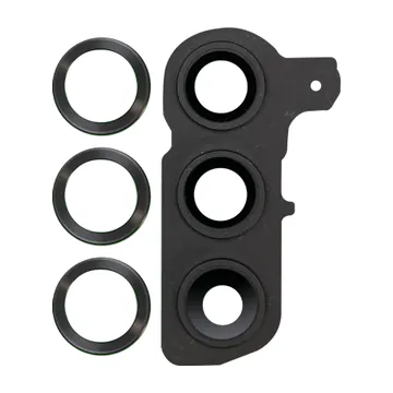 Glass Camera Lenses & Bezel Bracket for Galaxy S25 (Blueblack)