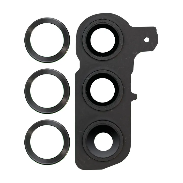 Glass Camera Lenses & Bezel Bracket for Galaxy S25 (Blueblack)