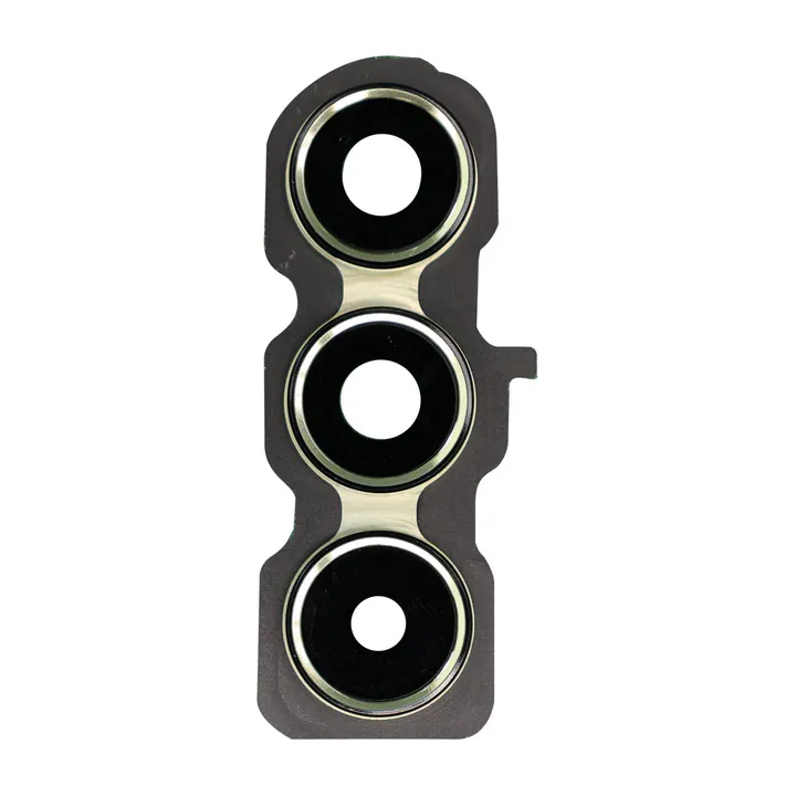 Glass Camera Lenses & Bezel Bracket for Galaxy A55 (Awesome Lemon)