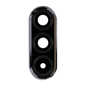 Glass Camera Lenses & Bezel Bracket for Galaxy A36 (Black)