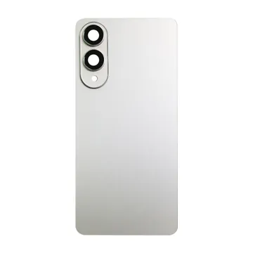 Back Glass & Camera Lenses for Galaxy S25 Edge (Titanium Silver)