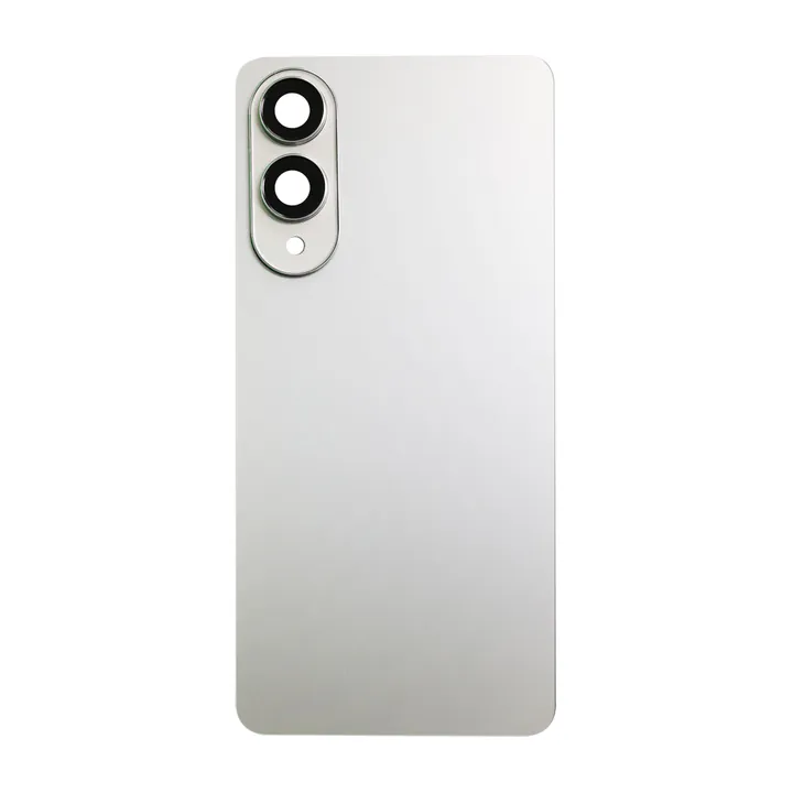 Back Glass & Camera Lenses for Galaxy S25 Edge (Titanium Silver)