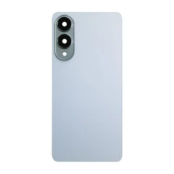 Back Glass & Camera Lenses for Galaxy S25 Edge (Titanium Icyblue)