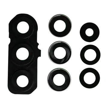 Glass Camera Lenses & Bezel Bracket for Galaxy S25 FE (Jetblack)