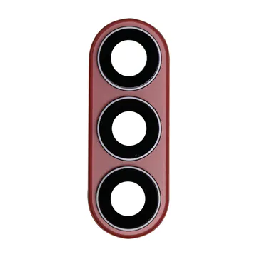 Glass Camera Lenses & Bezel Bracket for Galaxy S26 Ultra (Red)