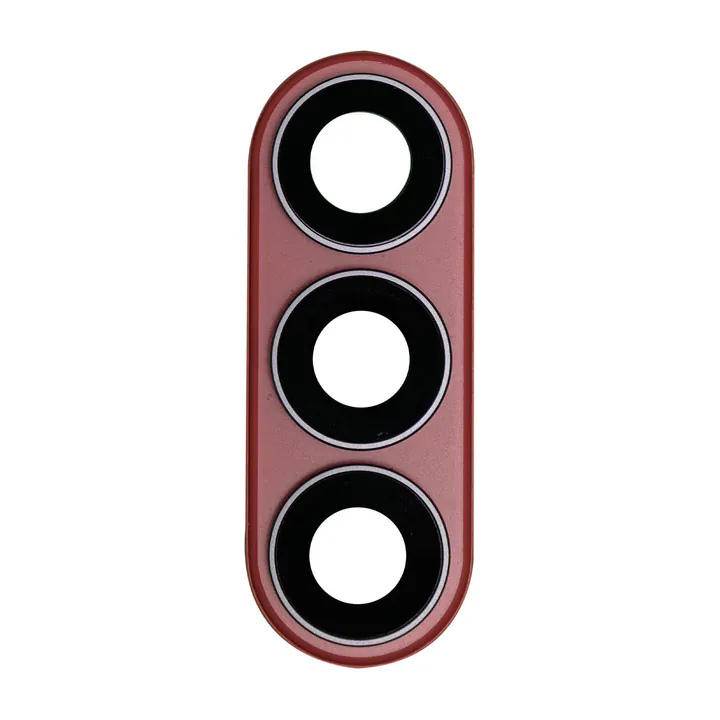 Glass Camera Lenses & Bezel Bracket for Galaxy S26 Ultra (Red)