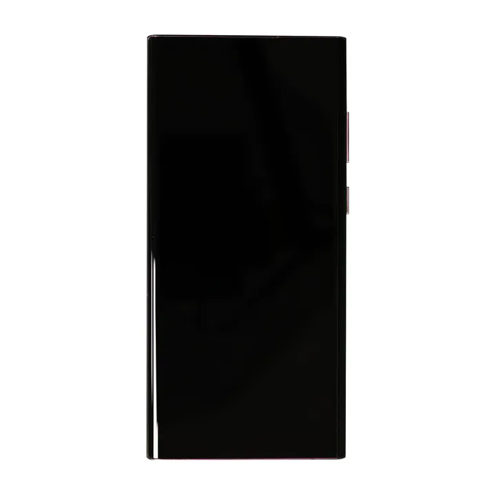 OLED & Frame Assembly for Galaxy S22 Ultra (Burgundy) – Full-Size Aftermarket
