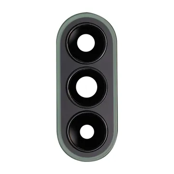 Glass Camera Lenses & Bezel Bracket for Galaxy A37 (Awesome Charcoal)